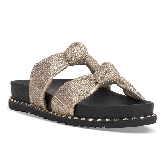 Jessica Simpson Shoes - Jessica Simpson Women's Caralyna Knotted Footbed Sandals- Champagne- Size 6